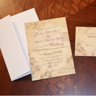 Convites Vintage Country Barn Wedding