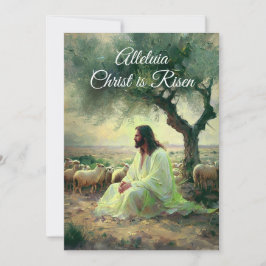 Convites Vintage Cristo é Religião Cristã Risen Páscoa