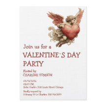 Vintage Cupid with Heart