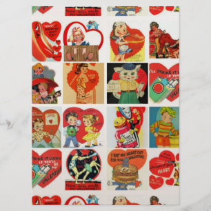 Convites vintage dia de os namorados cards retro