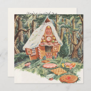 Convites Vintage Fairy Tale, Engraçada Agitação