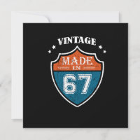 Vintage Feita Em 67 1967 Aniversário De Presente