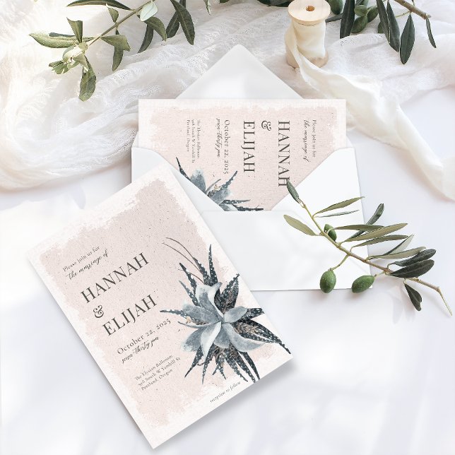 Convites Vintage Floral Blue Rosa (Criador carregado)