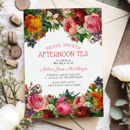 Convites Vintage Floral | Bridal Tarde