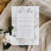 Vintage Floral Wedding Elegante