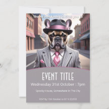 Vintage Gangster French Buldog