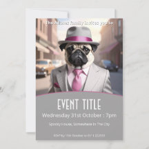 Vintage Gangster Pug