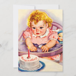 Convites Vintage Happy Birthday Invances