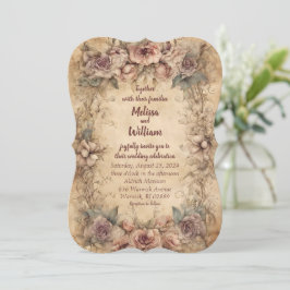 Convites Vintage Italy Wedding