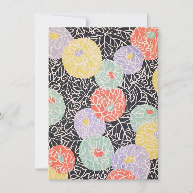 Convites Vintage Japonês Art (Frente)