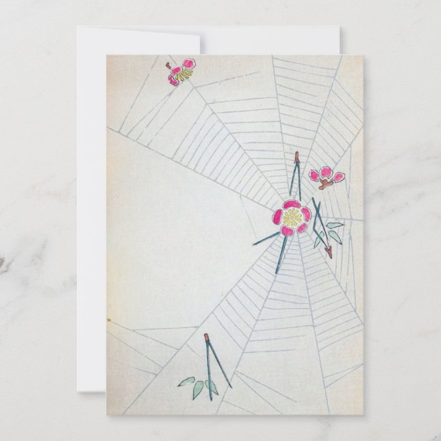 Convites Vintage Japonês Fine Art (Frente)