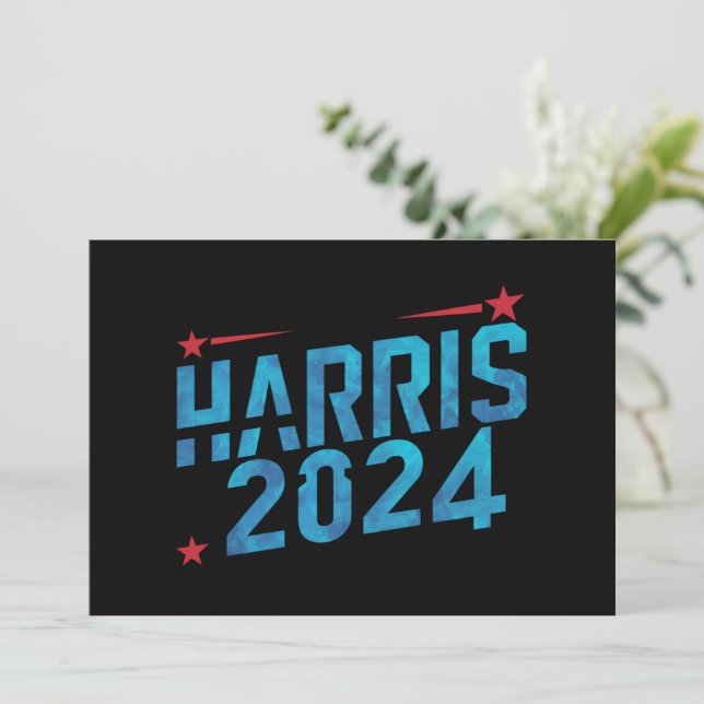 Convites Vintage Kamala Harris 2024 (Em pé/Frente)