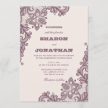 Vintage Lace Blush Pink e Casamento Russo Mauve