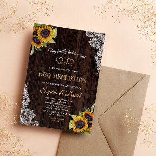 Convites Vintage Lace Rope Nós Amarramos O CHURRASCO De Gir