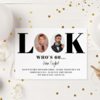Vintage Look Who's Birthday Photo Invitation