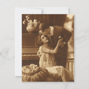 Convites Vintage Love, Romance, Romântico, Salve a Data