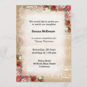 Convites Vintage Music