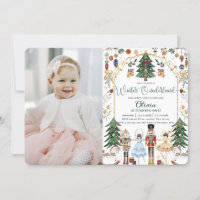Vintage Nutcracker Winter Onederland primeiro aniv