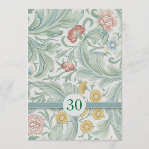 convites vintage para 30º aniversário de casamento