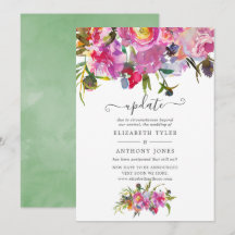 Vintage Pink Peonies Floral Wedding Update