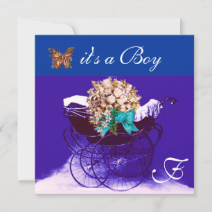 CONVITES VINTAGE PRAM,FLORES,BOTTERFLIOS BABY CHÁ