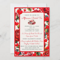 Vintage Queen of Hearts Tea Party for Bride-be