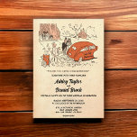 Convites Vintage Retro Old Funny Casal 50 Art Casamento<br><div class="desc">Este convite de casamento retrô vintage é adequado para um casamento moderno. O antigo design minimalista apresenta o Vintage Retro Old Funny Casal 50 Art Invitation</div>