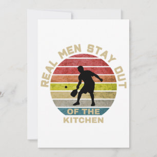 Convites Vintage Retro Pickleball Divertido