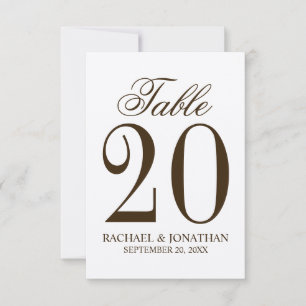 Convites Vintage Rustic Wedding Table Number