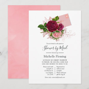 Convites Vintage Shabby-Chic Baby ou Chá de panela por Mail