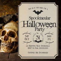 Vintage Spooktacular Batata Adulto Festa de Hallow