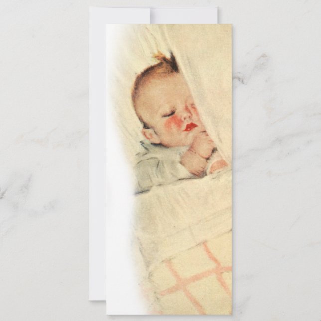 Convites Vintage Suspirando Vintage Babe Shower (Frente)