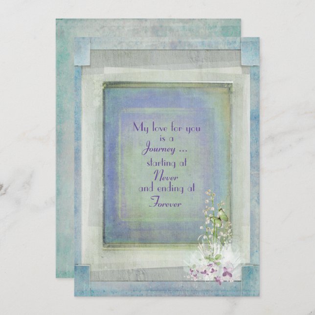 Convites Vintage Texture Wedding (Frente/Verso)