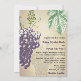 Convites Vintage Tuscan Vineyard Invitations.