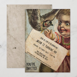 Convites Vintage Victorian Customizable CreepParty
