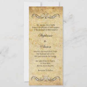 Convites Vintage Victorian Weditation