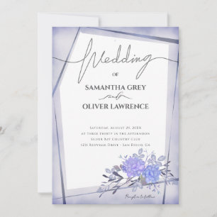 Convites Vintage Watercolor Floral Wedding