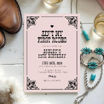 Convites Vintage Western Cowgirl Rodeo aniversário de 30 an<br><div class="desc">Saddle para uma celebração selvagem com este Convite de festas de aniversário de 30 anos Rodeio Vintage Western Cowgirl. Apresentando designs rústicos e tipografia ousada, este convite dá o tom perfeito para um aniversário de marcos country-chic. Personalize os detalhes para criar um convite exclusivo que terá seus convidados prontos para...</div>