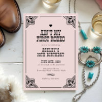 Vintage Western Cowgirl Rodeo aniversário de 30 an