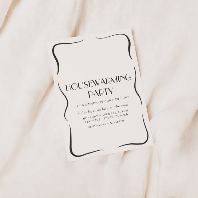 Convites Vintage Whimsical Housearming Party (Criador carregado)