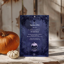 Convites Violet Gothic Spooky ONE Aniversário