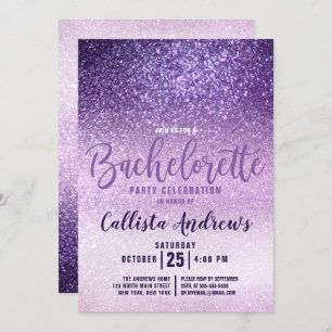 Convites Violet Lilac Roxo - Bachelorette