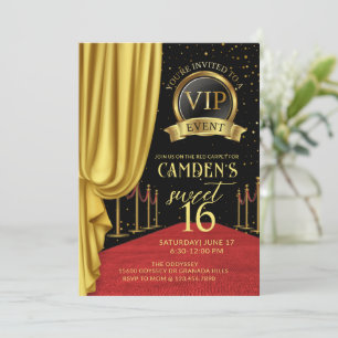 Convites VIP, Passadeira Vermelha de Aniversário, Aniversár