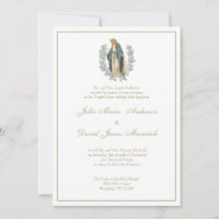 Virgem Católica Mary Laurel Wedding