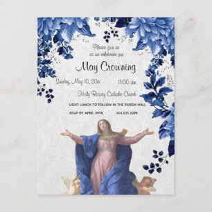 Convites Virgem Católica Mary Pode Cruzar Evento Religioso