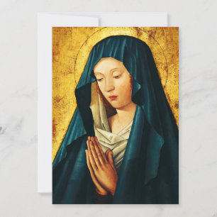 Convites Virgem em oração de Riga