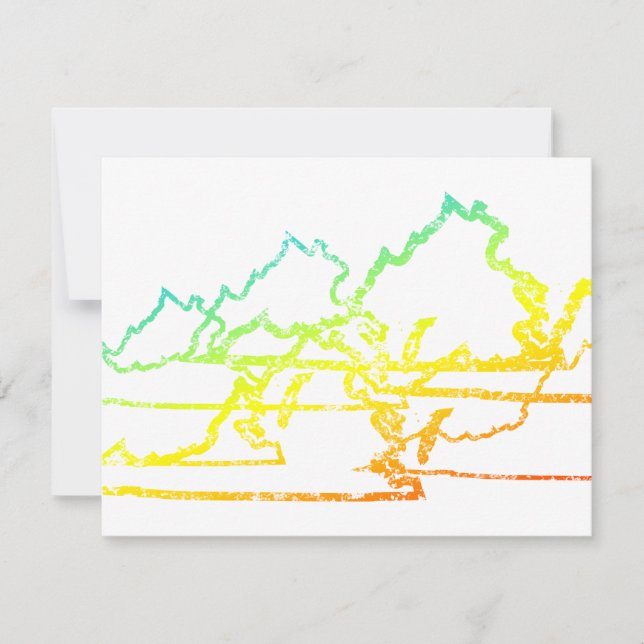 Convites virginia chill blur (Frente)