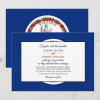 Virginian Flag, Flag of Virginia Wedding