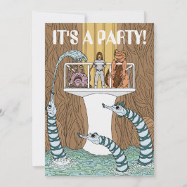 Convites Visitando a Piscina dos Piptrixons