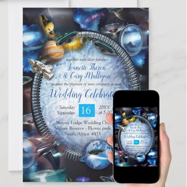 Convites Visitantes espaciais da Galáxia (Criador carregado)